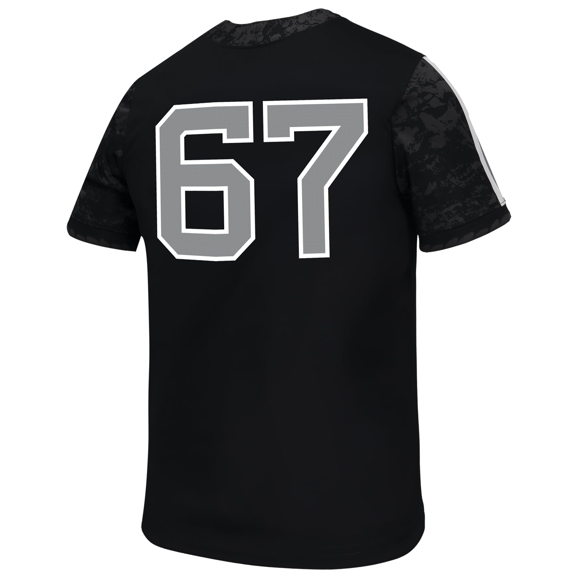 [NJP] West Virginia Mountaineers Youth Untouchable Replica Game Jersey - Black
