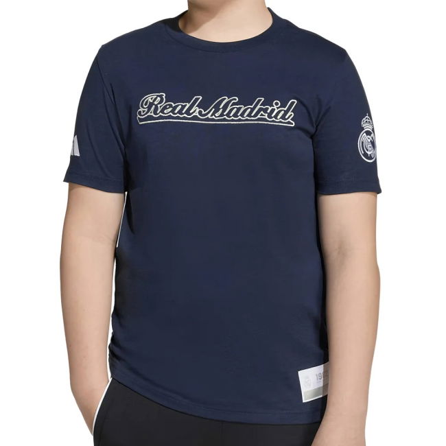 2025-2026 Real Madrid US Tee (Legend Ink) - Navy