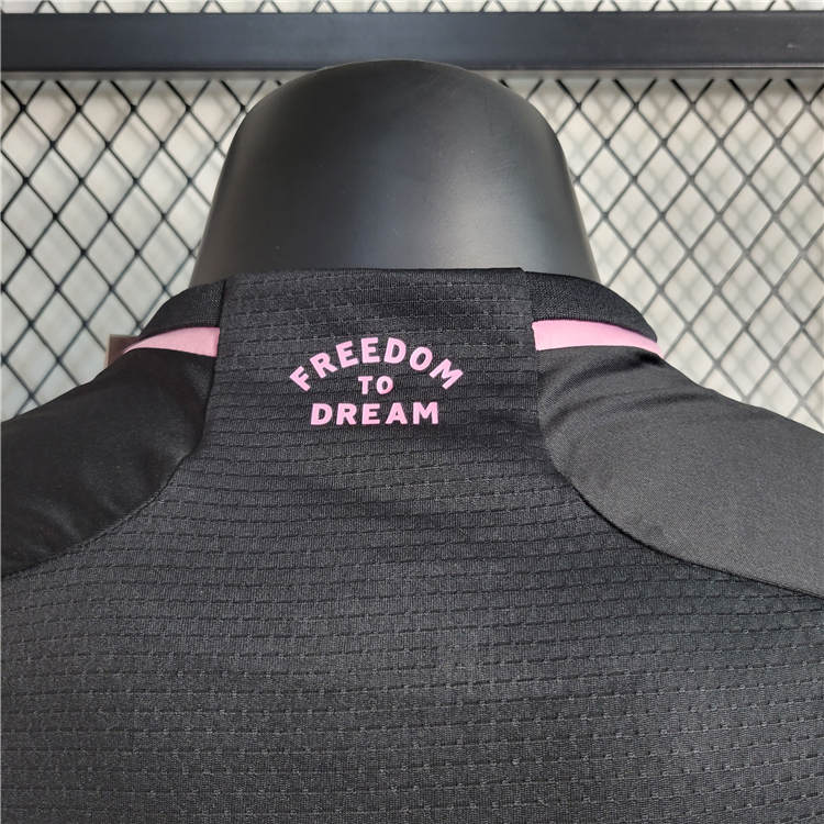 AUTHENTIC INTER MIAMI 2023 AWAY BLACK MATCH SHIRT - Official Replica