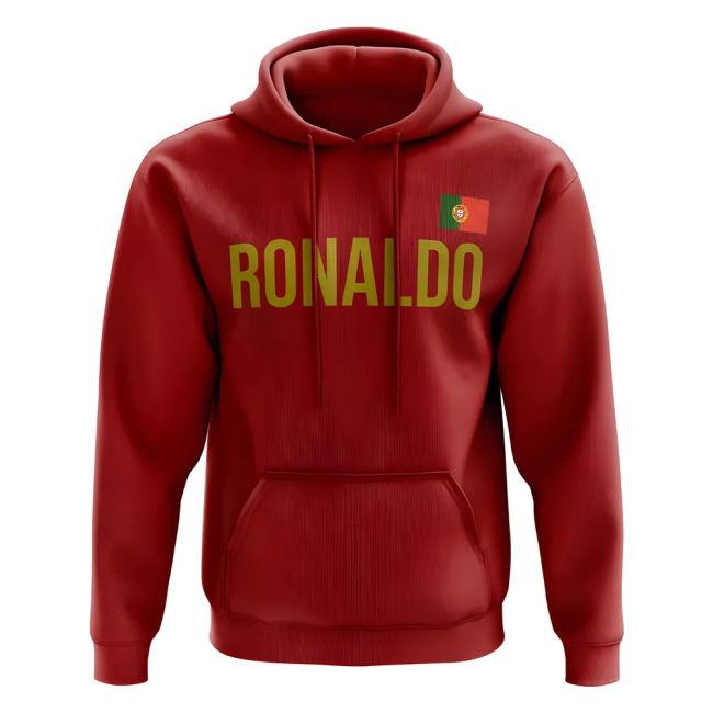Cristiano Ronaldo Portugal Name Hoody (Red) Holland Holland