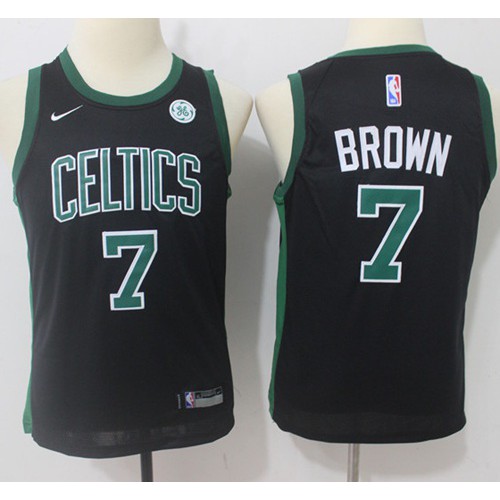 Authentic BOS Jaylen B. #7 2024 Statement Swingman NBA Jersey Brown -