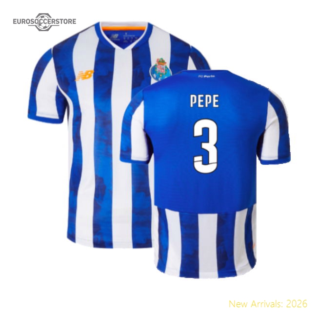 Breathable Kids Football Team Pepe Jersey 2024-2025 Easy-care