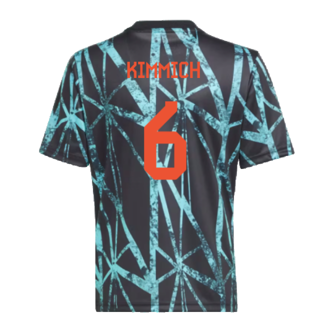Top-Quality 2024-2025 Bayern Munich Pre-Match Shirt (Black) - Kids (Kimmich