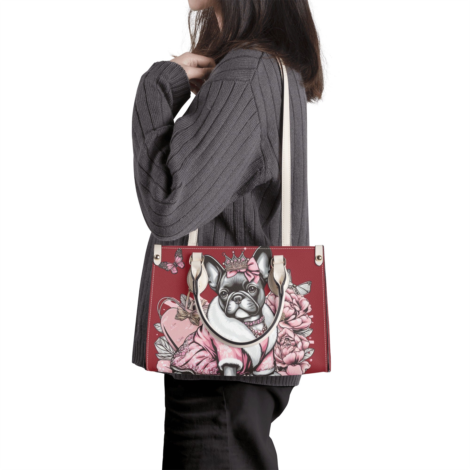 French Bulldog Lover Lexi Luxury Women Handbag Stylish Daily Item