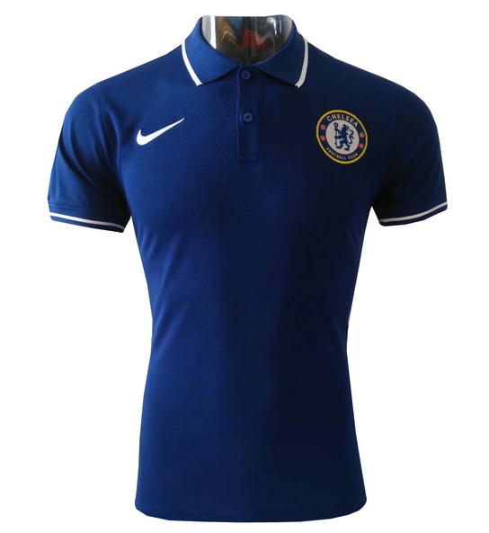 2019-20 CHELSEA BLUE POLO SHIRT - Official Replica 5481