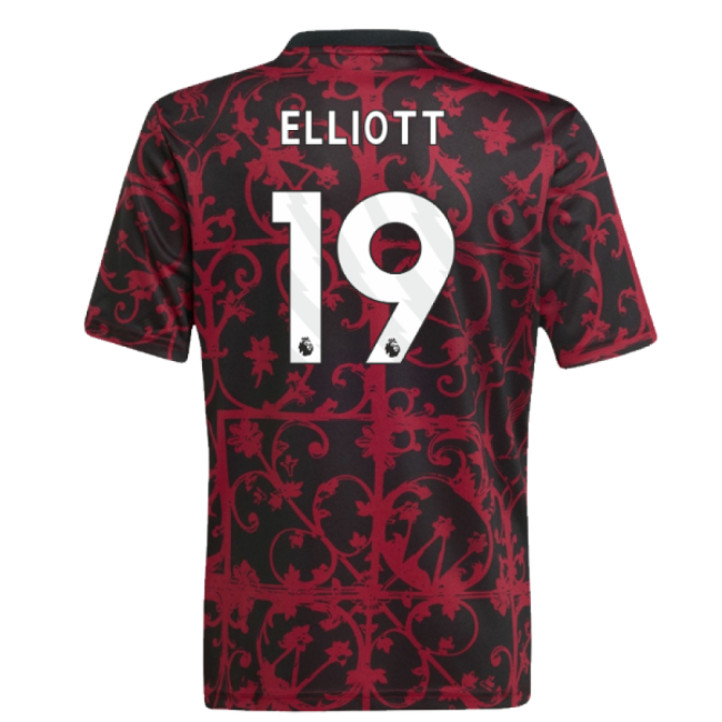 2025-20 Liverpool Official Home Soccer Jersey Elliott #19 L M S Kids