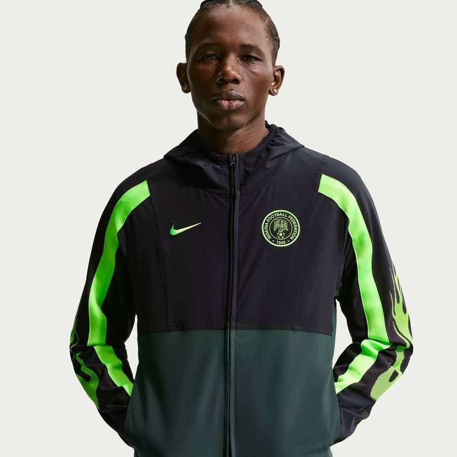 [EFKS] Nigeria Track Dri FIT Energy Woven Black/Pro Green/Electric Green Uniform