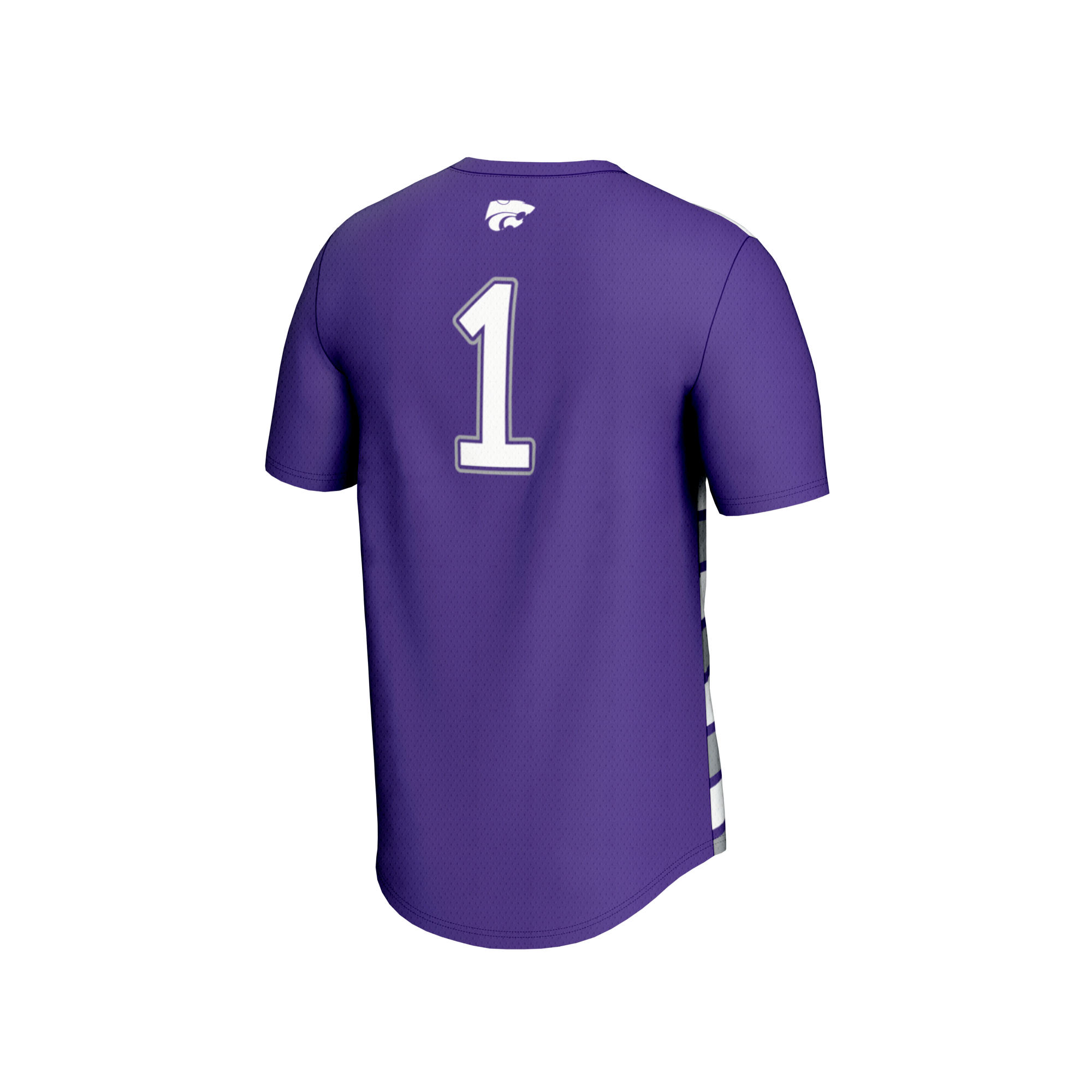 [SJH] Kansas State Wildcats GameDay Greats Youth Lightweight Soccer Fashion Jersey - Purple