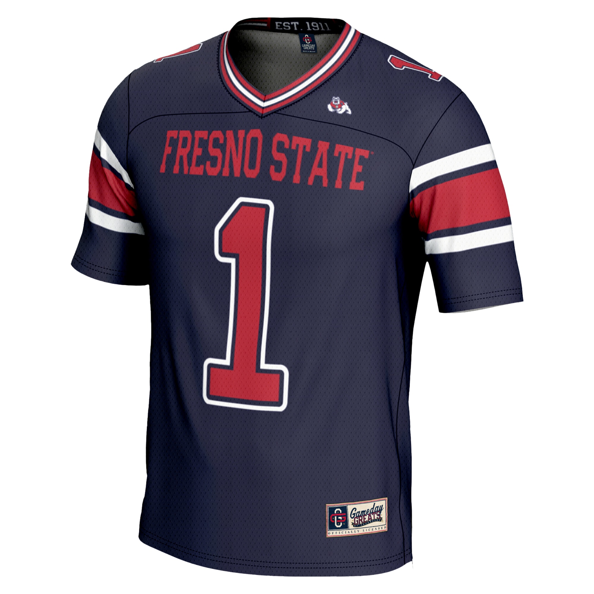 #1 Fresno State Bulldogs GameDay Greats Endzone 2026/2027 Football Jersey - Navy