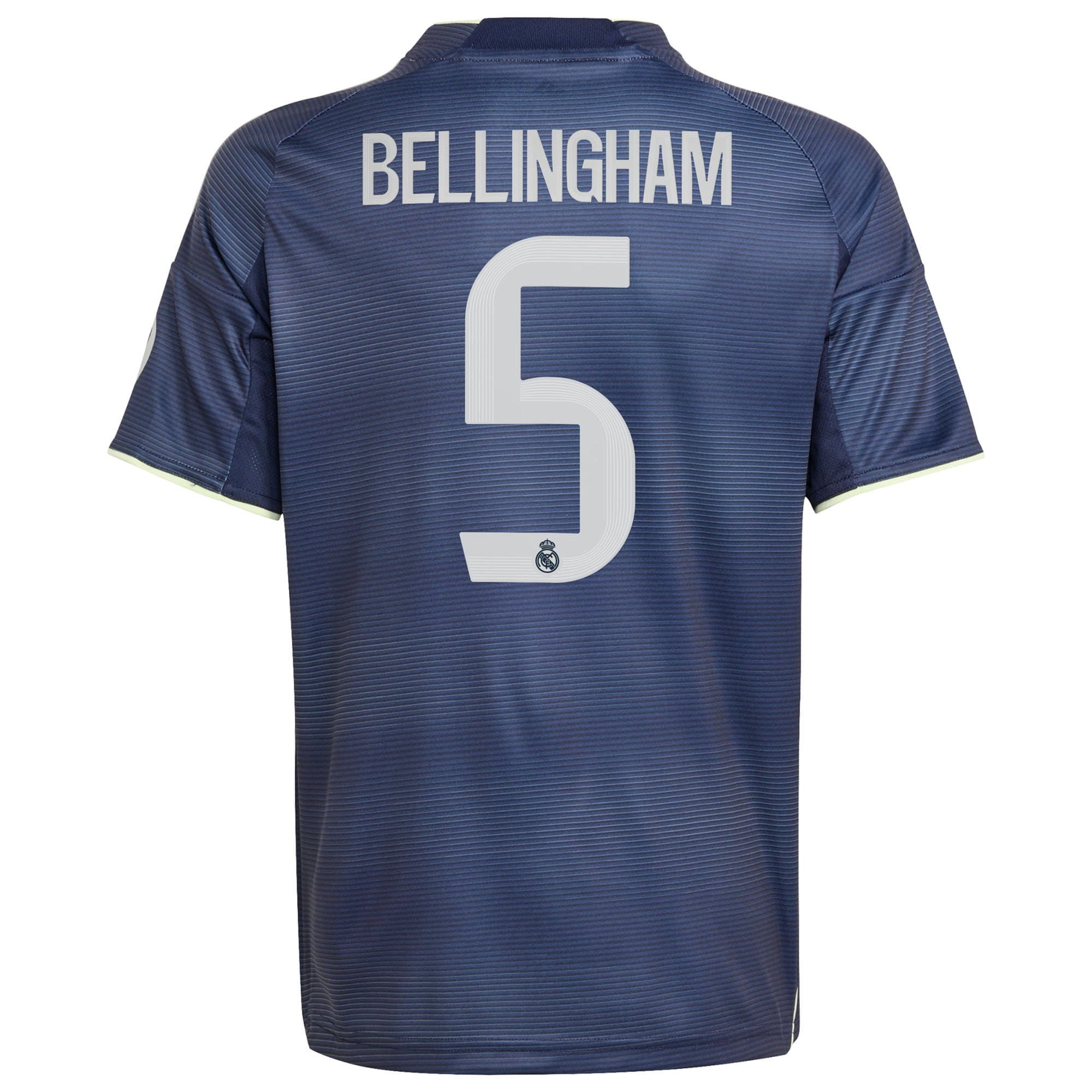 [SJH] Jude Bellingham #5 Real Madrid Youth 2025/26 Away Replica Player Jersey - Blue