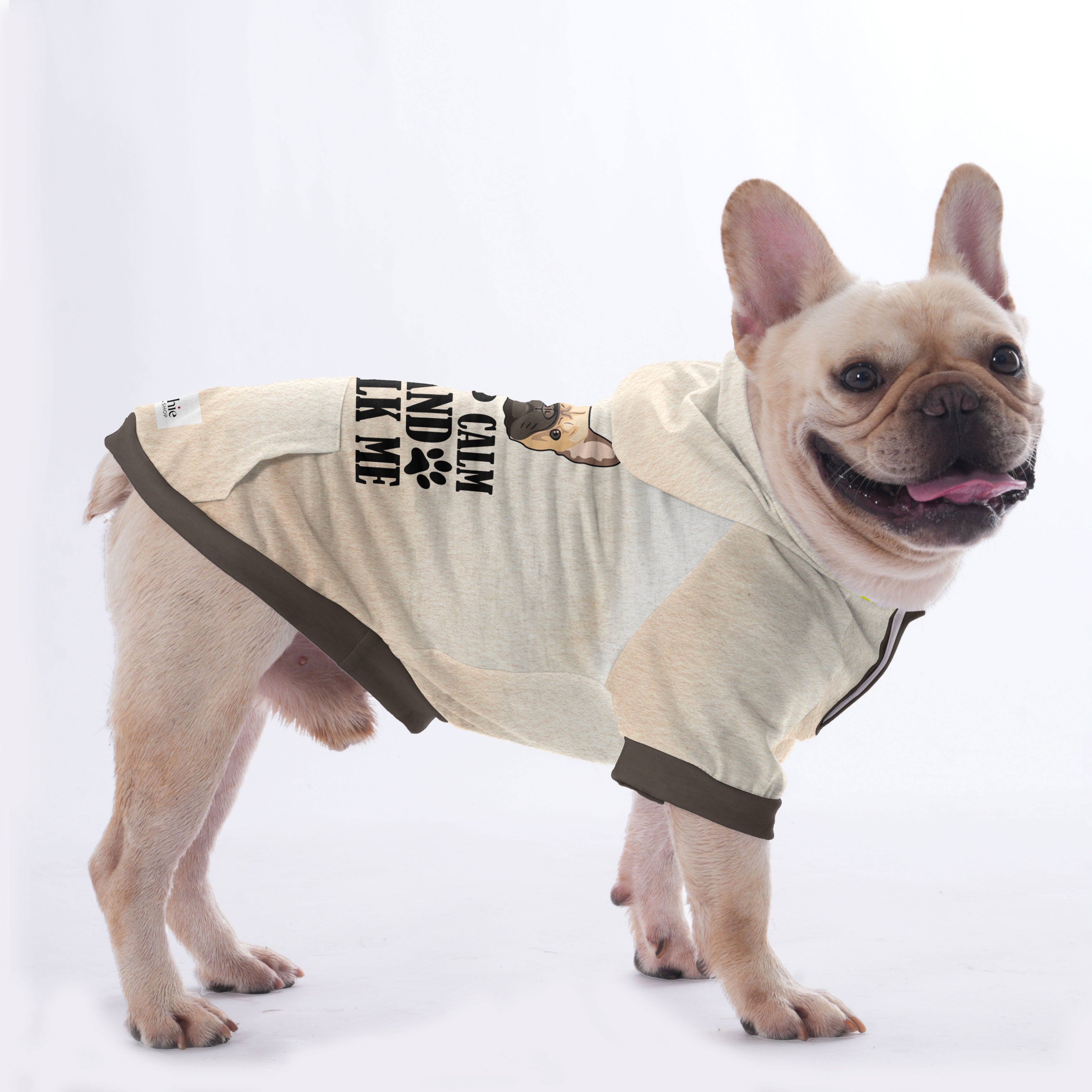 French Bulldog Keep Calm And Walk Me Hoodies For French Bulldog |