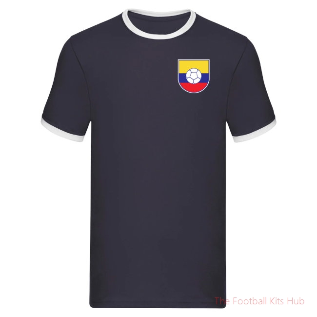 Men Colombia Logo Ringer Tee (Navy)