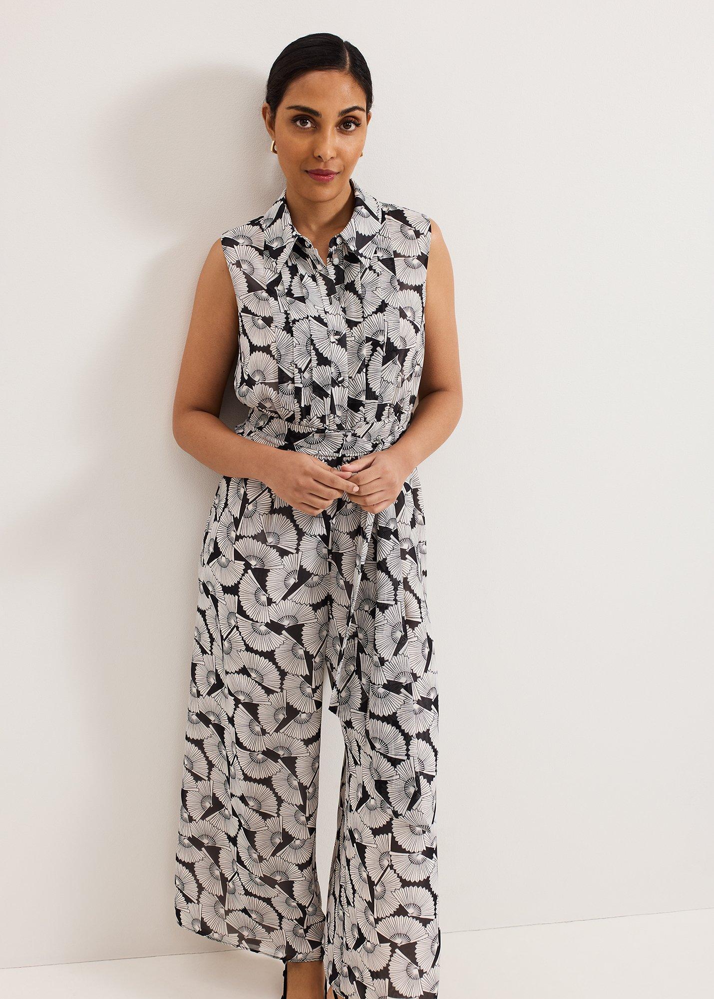 Petite Janine Shirt Wide Leg Jumpsuit