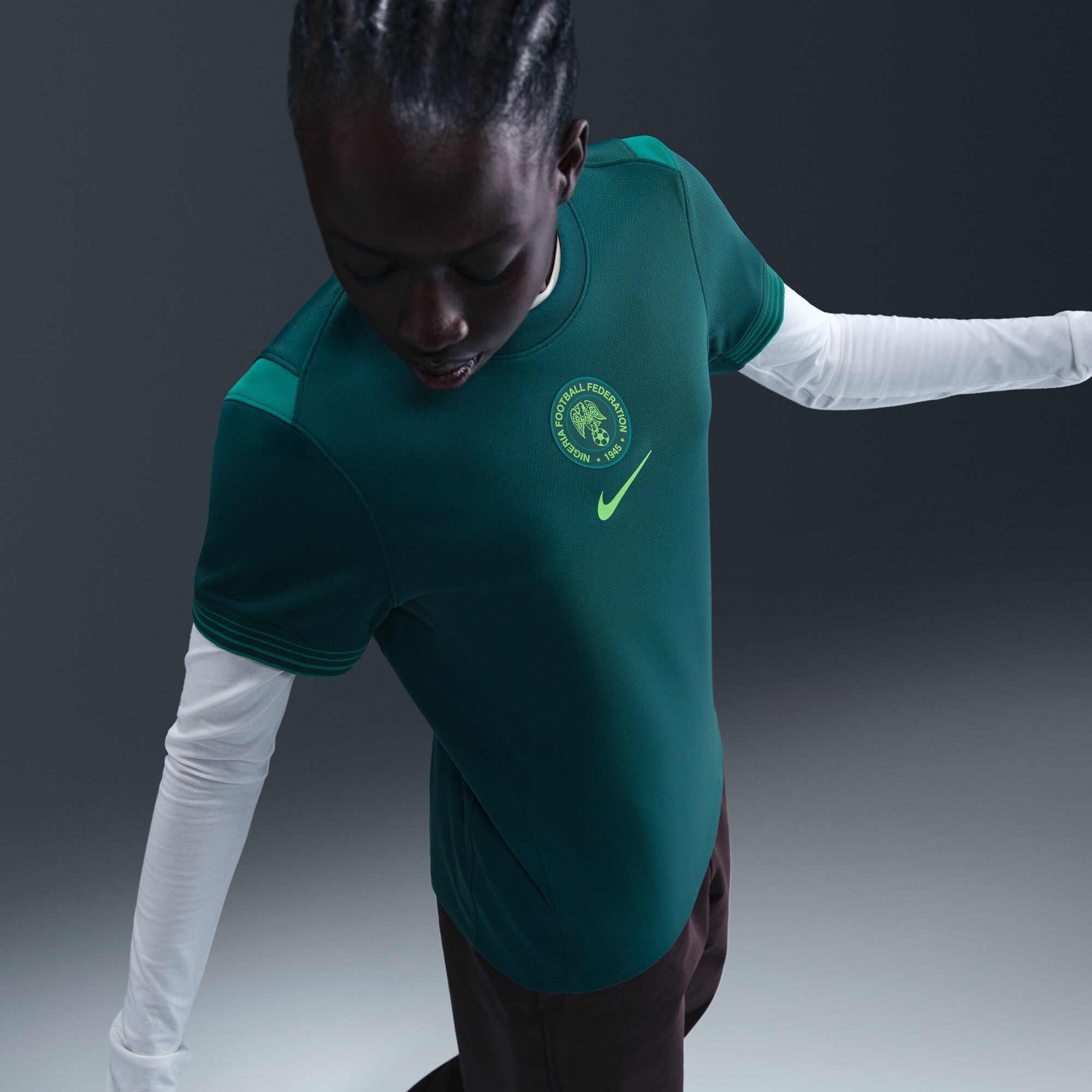 [JED] Nigeria Women's National Team Women's 2025/26 Home Replica Jersey - Teal