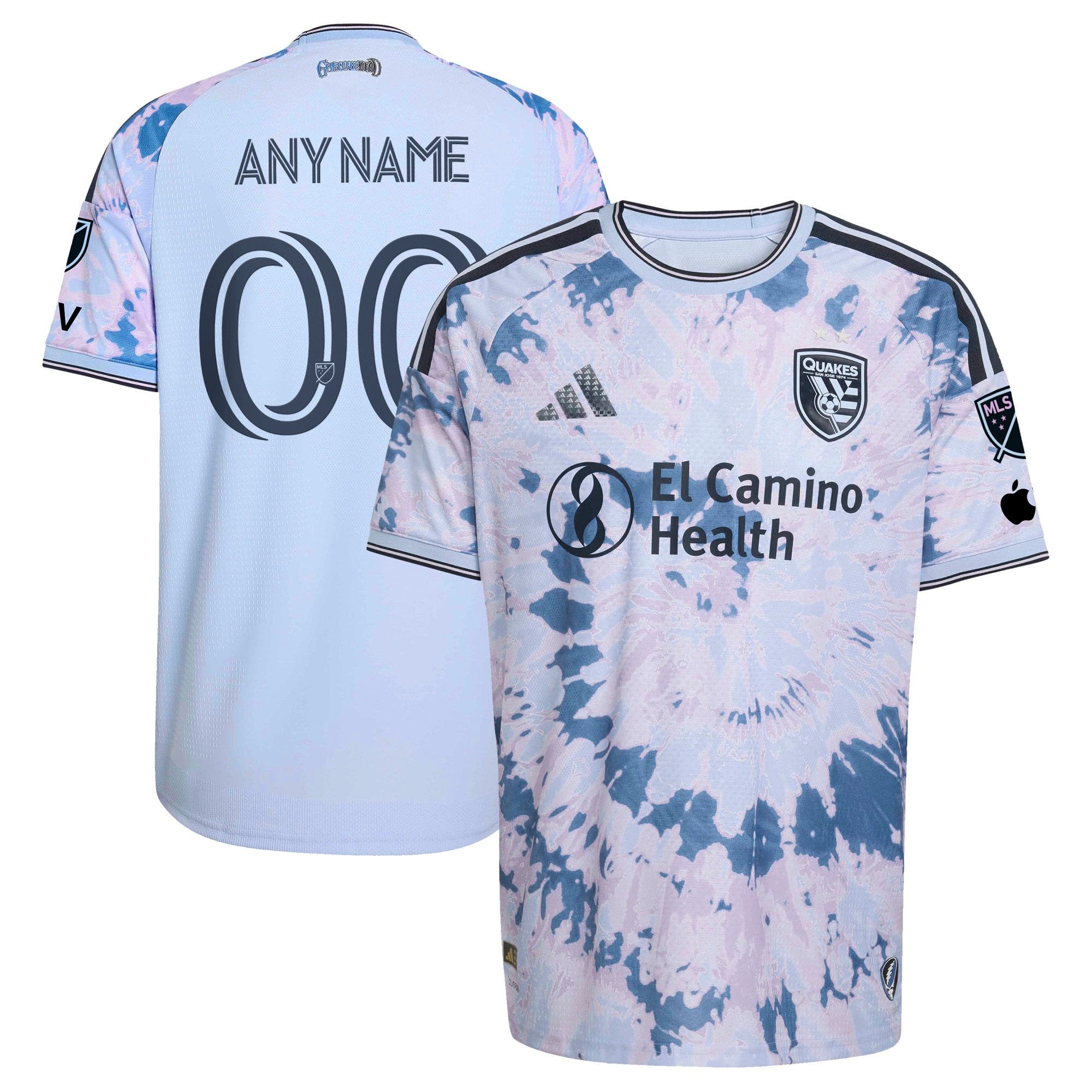 [SJH] San Jose Earthquakes 2026 The Dead Kit On-Field Authentic Patch Custom Jersey - Light Blue