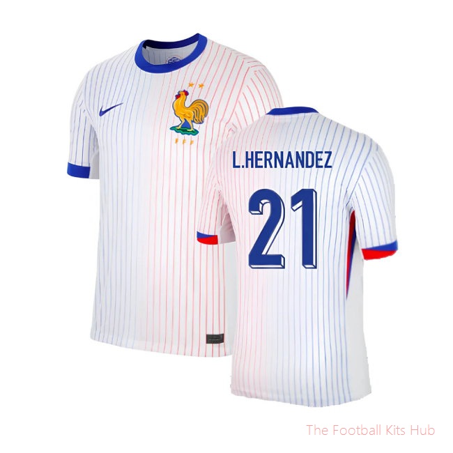 2024-2025 France Away Shirt (L.Hernandez 21)