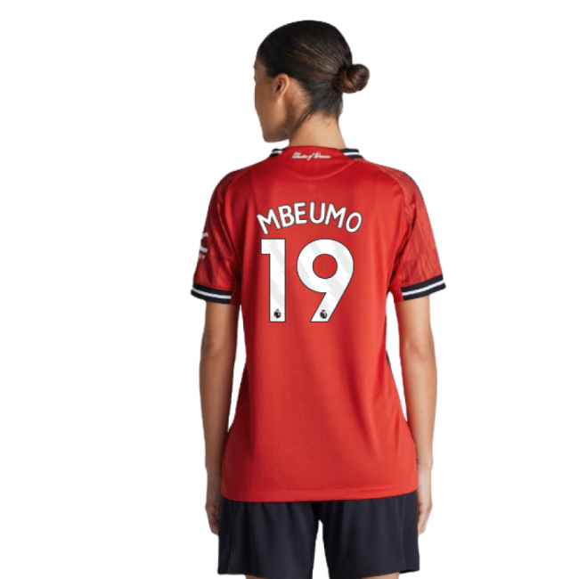 2025-2026 Man Utd Authentic Home Top (Womens) (Mbeumo 19)
