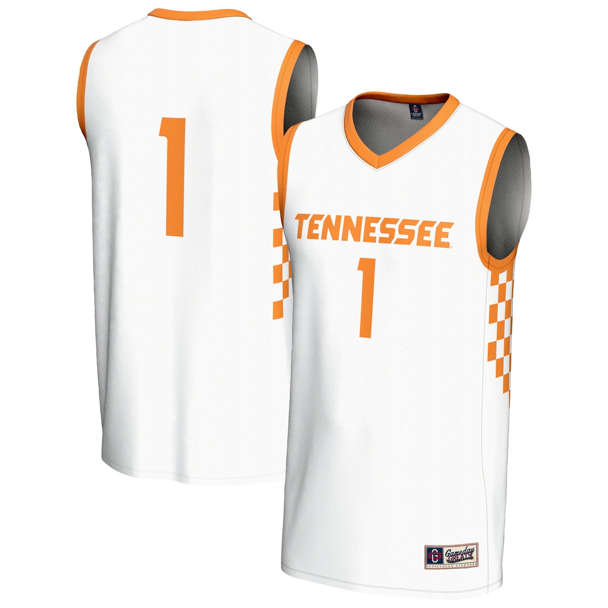 [NJP] Tennessee Volunteers GameDay Greats Lightweight Women's Basketball Fashion Jersey - White