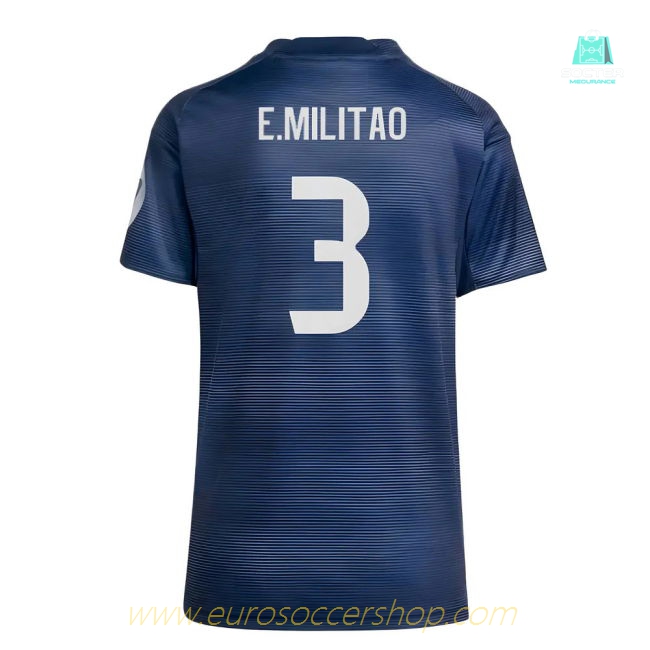 2025-2026 Real Madrid Authentic Away Shirt (Womens) (E.Militao 3)