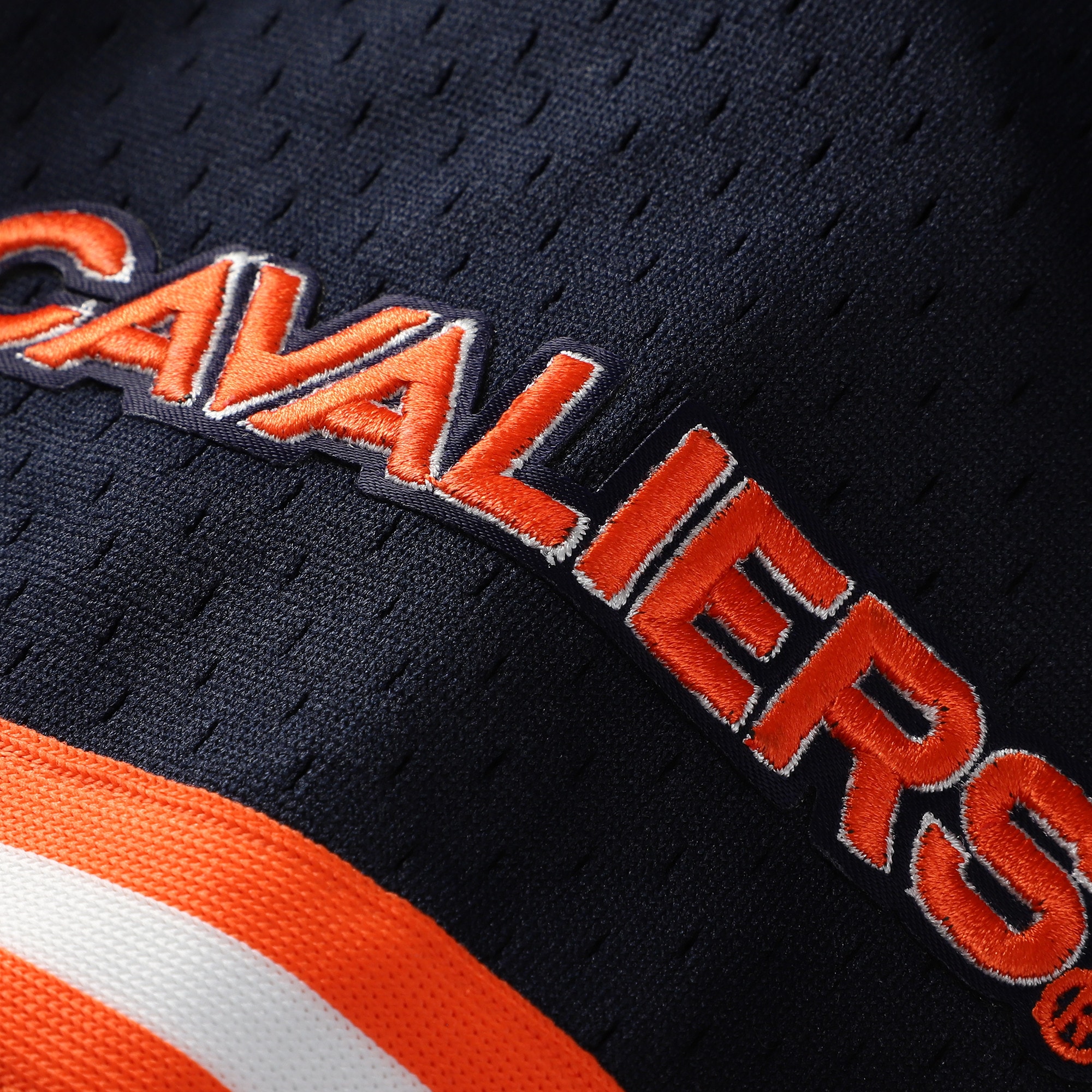 [NJP] Virginia Cavaliers Pro Standard Mesh Full-Button Replica Baseball Jersey - Navy