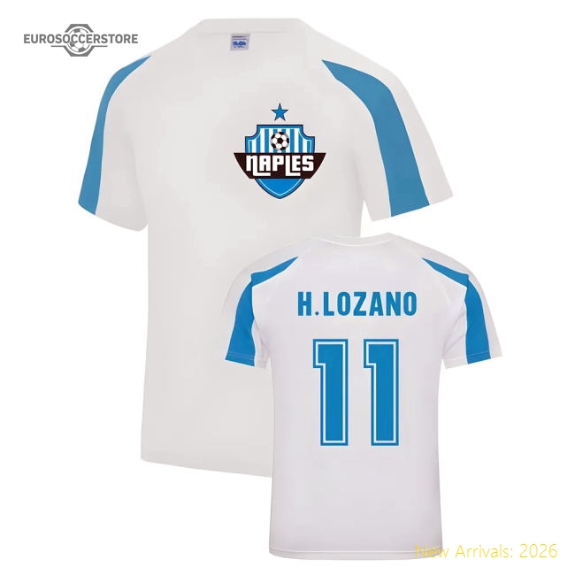 Official Hirving Lozano Napoli Sports Training Jersey (White)