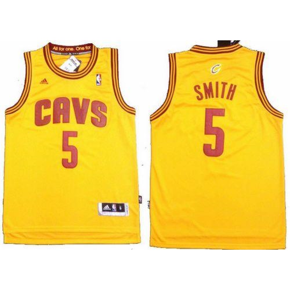 Authentic 5 Jersey - Yellow - NBA Collection
