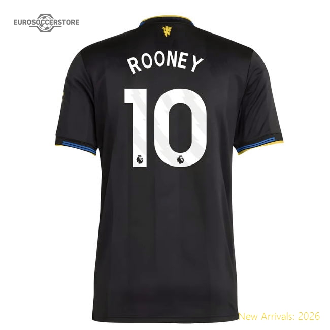 Superior 2025-2026 Man Utd Authentic Third Shirt (rooney 10)