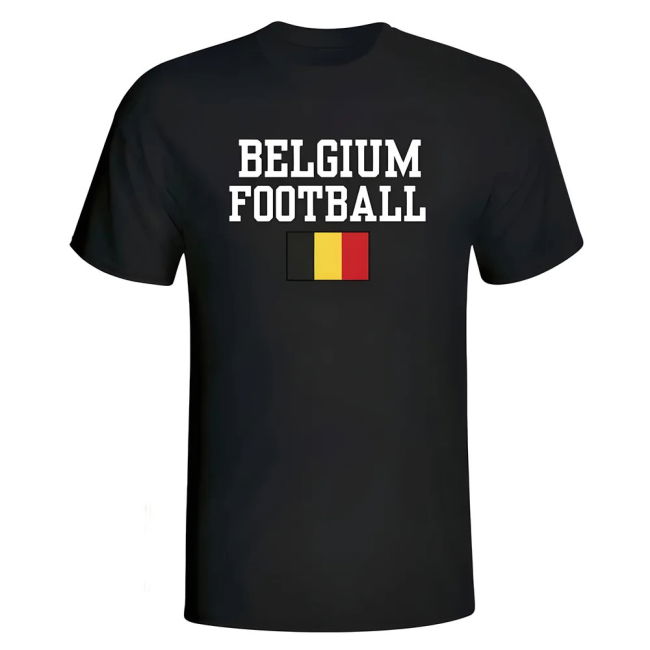 Official Belgium Football T-Shirt Replica National Soccer