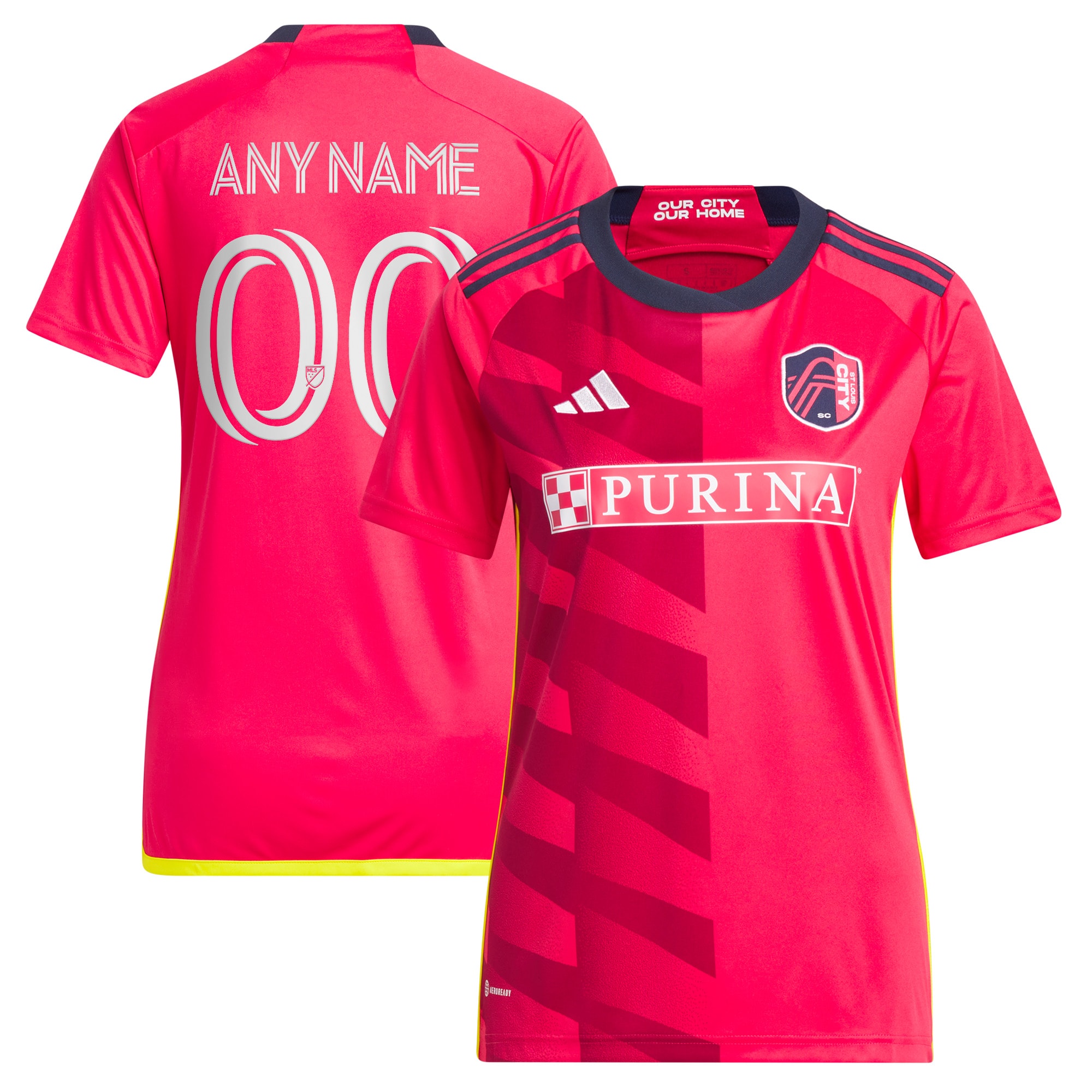 [JED] St. Louis City SC Women's 2023 CITY Kit Replica Custom Jersey - Red