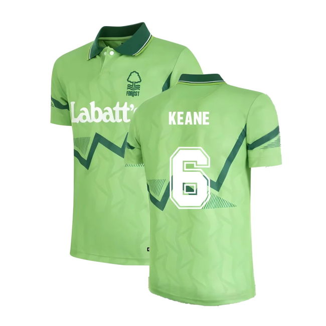 1993-1994 Nottingham Forest Third Retro Top (Keane 6)