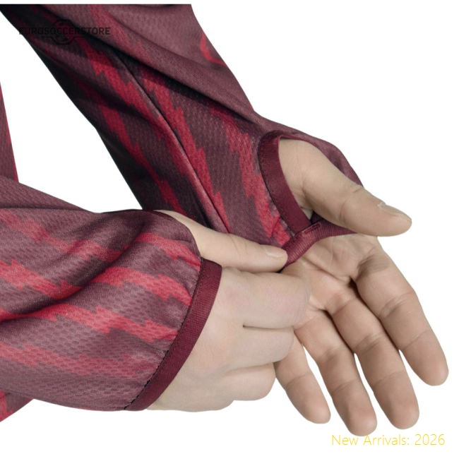 2025-2026 Arsenal Pre-Match Warm Up Top (Burgundy)