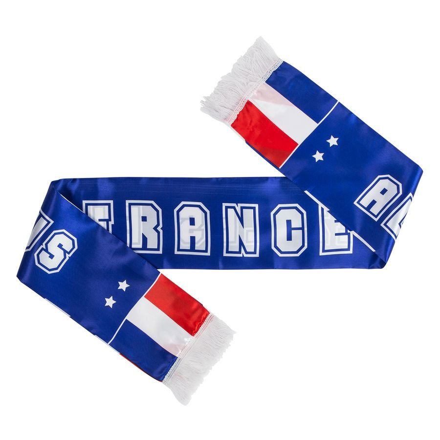 France Satin Scarf Blue/red/pure White For Algeria Football Fans