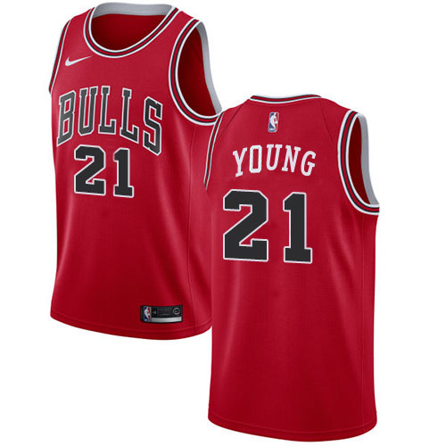 Chicago Bulls Thaddeus #21 Signature Edition Game Jersey Slim Fit