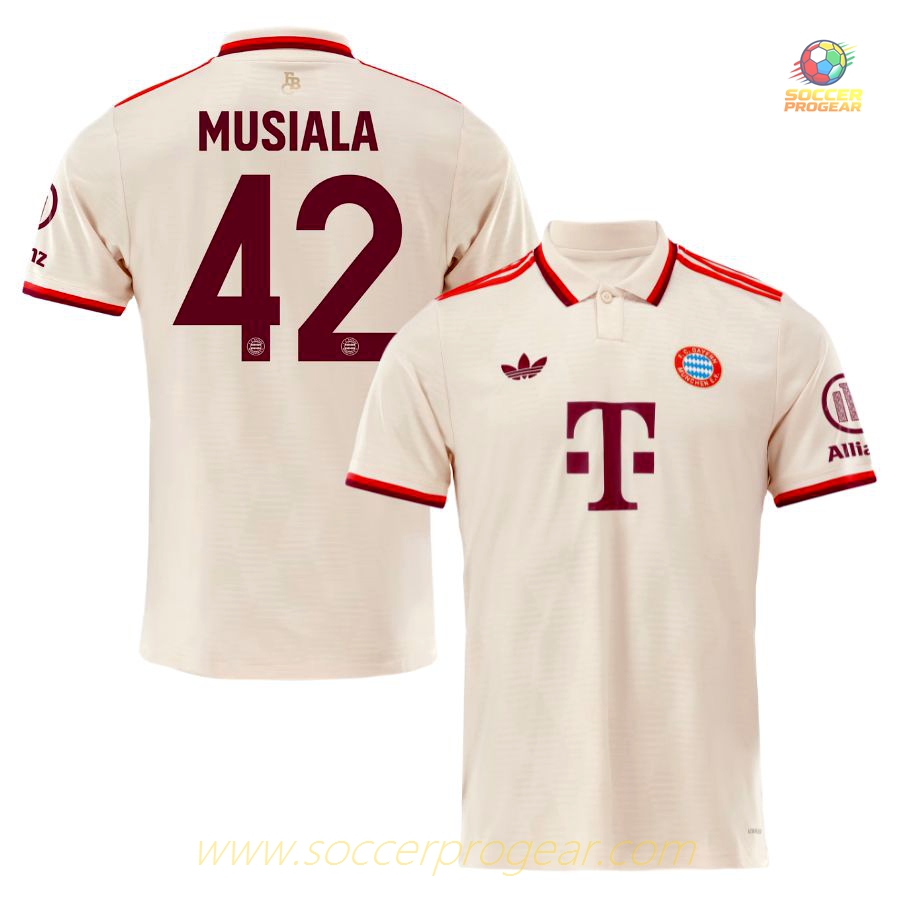 Soccer Team Shirt Bayern Munich Third 2024/25 Collection Musiala