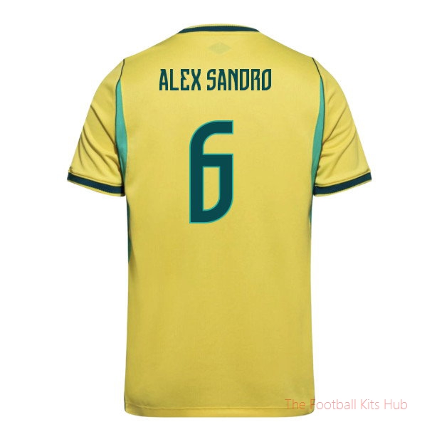 Fan Edition Brazil 2026-2027 Home Shirt (Alex Sandro 6)