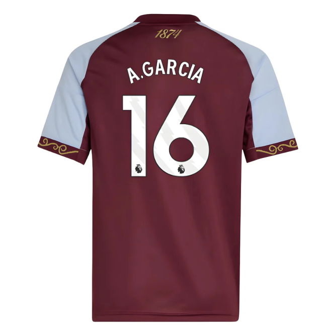 Kids Aston Villa Home Jersey 2025-2026 #76