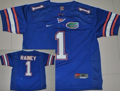Men's None Blue 2024 moisture wicking Chris Rainey #1 authentic Jersey