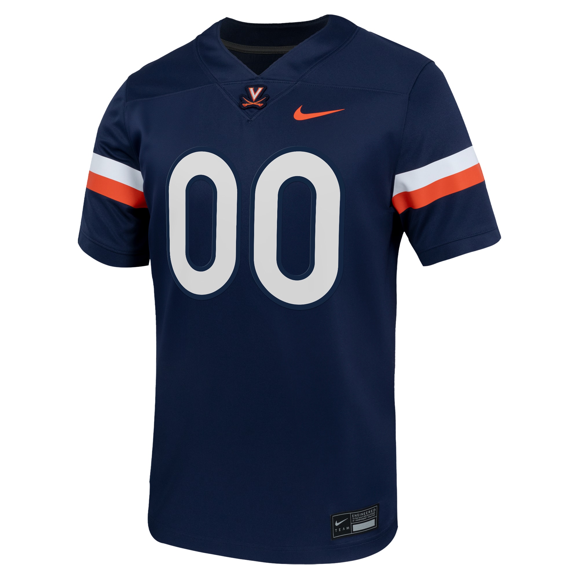 [NJP] Virginia Cavaliers NIL Pick-A-Player Football Game Jersey - Navy