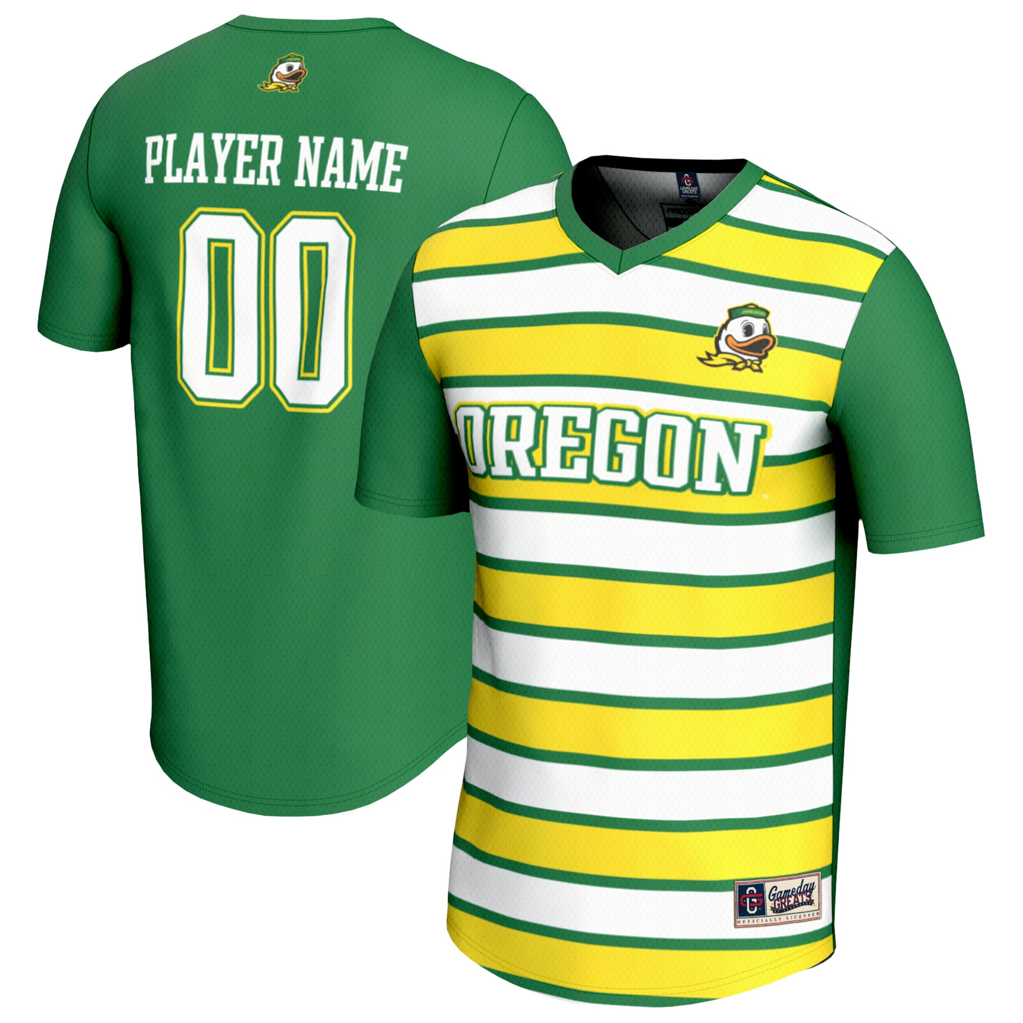 [LK] Oregon Ducks GameDay Greats Unisex NIL Pick-A-Player Collegiate Women's Soccer Lightweight Fashion Jersey - Green