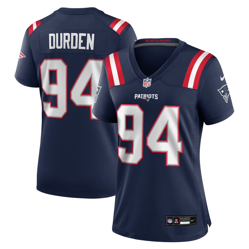 None Cory Durden NE Patriots Championship Premium Jersey Game Day Wear