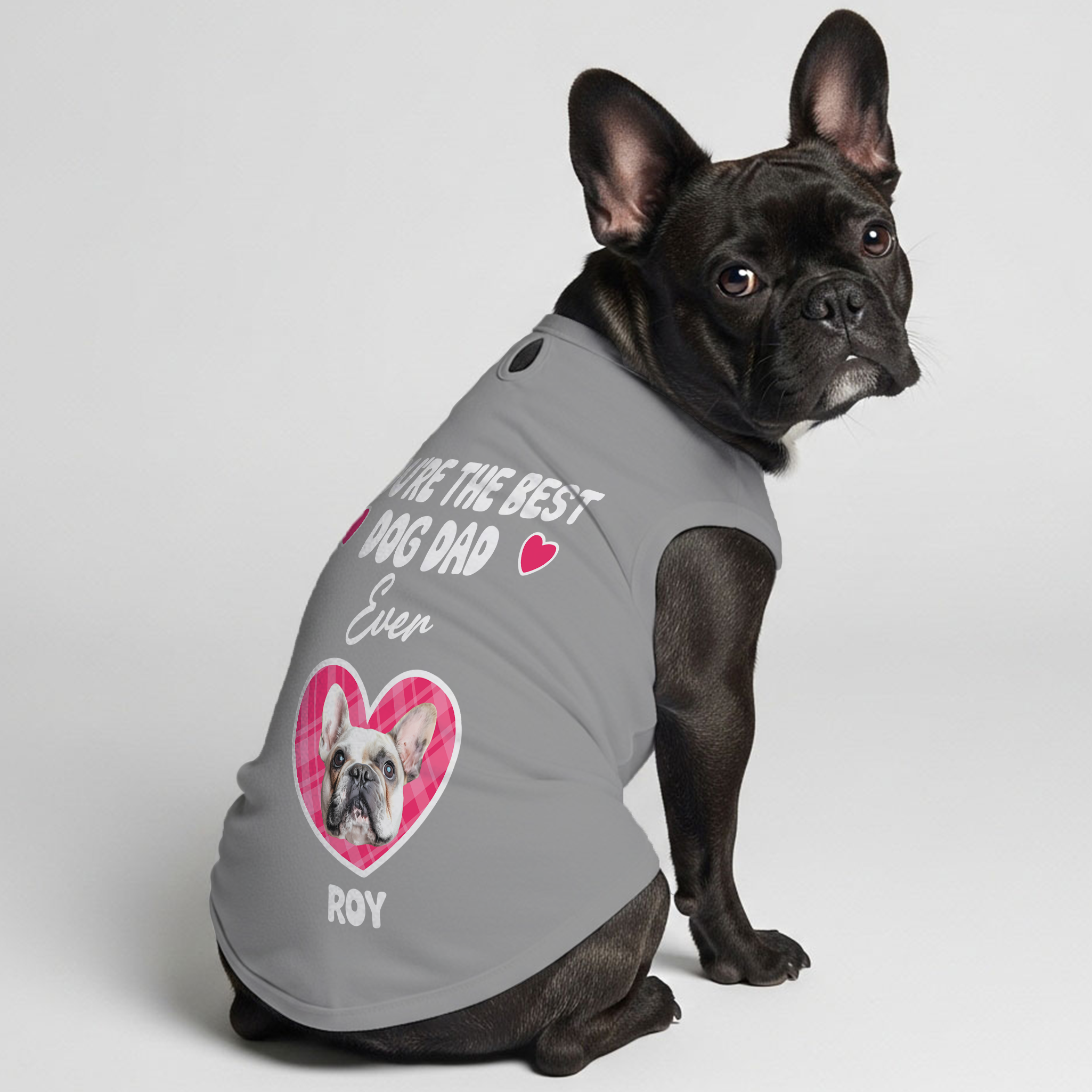 Frenchie-Fan Best Dog Mum - Personalized Frenchie Shirt | Custom Dog ...