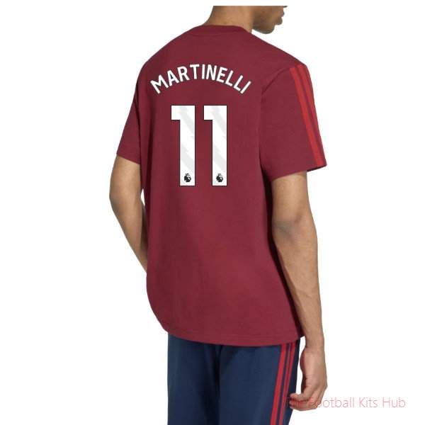 [SPK] 2026/27 Arsenal DNA Tee Burgundy Martinelli 11