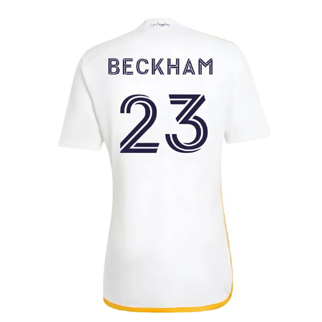 La Galaxy Mls Beckham Professional Jersey Mls Authentic Stretchy