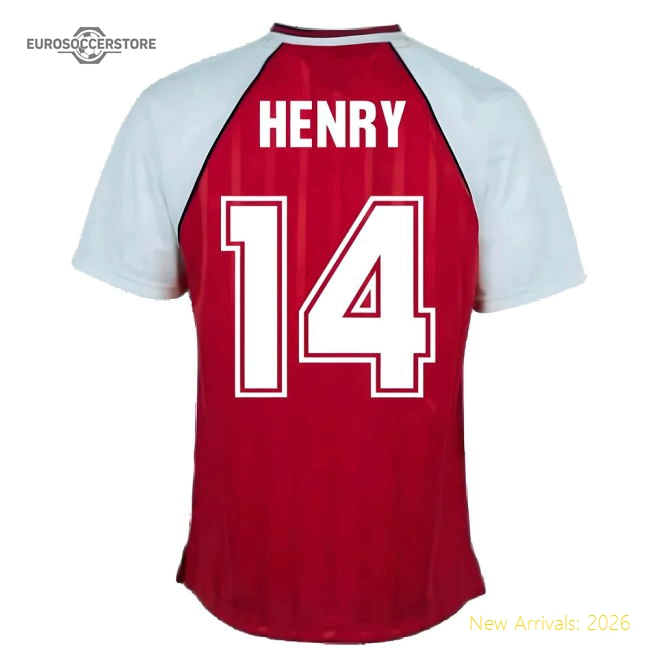 Arsenal Henry Authentic Home Jersey Barclays Premier League Umbro Pro