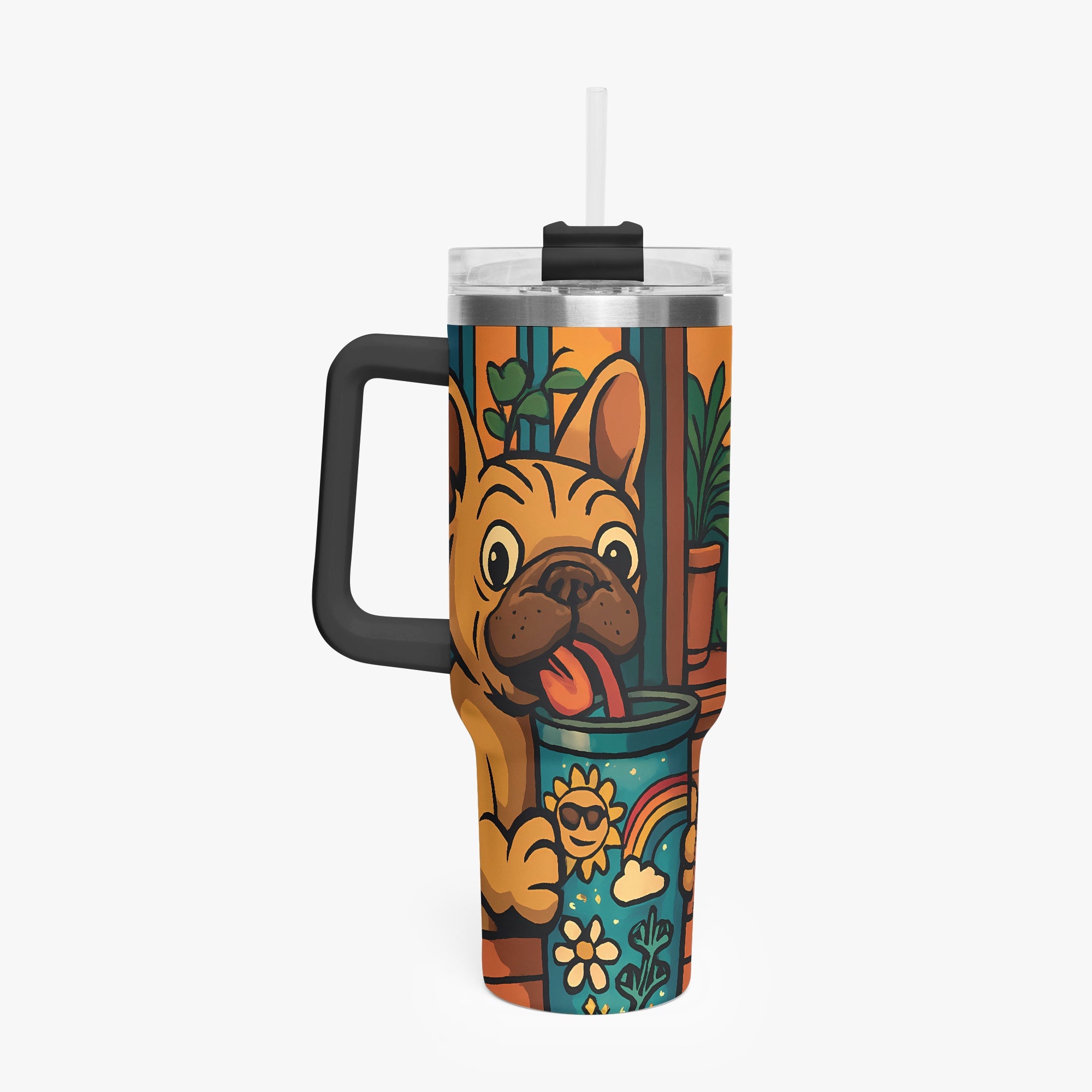 Curcio - Breed-specific Car Tumbler Cup For French Bulldogs