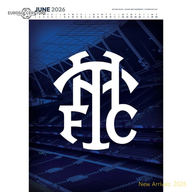 2025-2026 Premier League Tottenham Hotspur Jersey Calendar