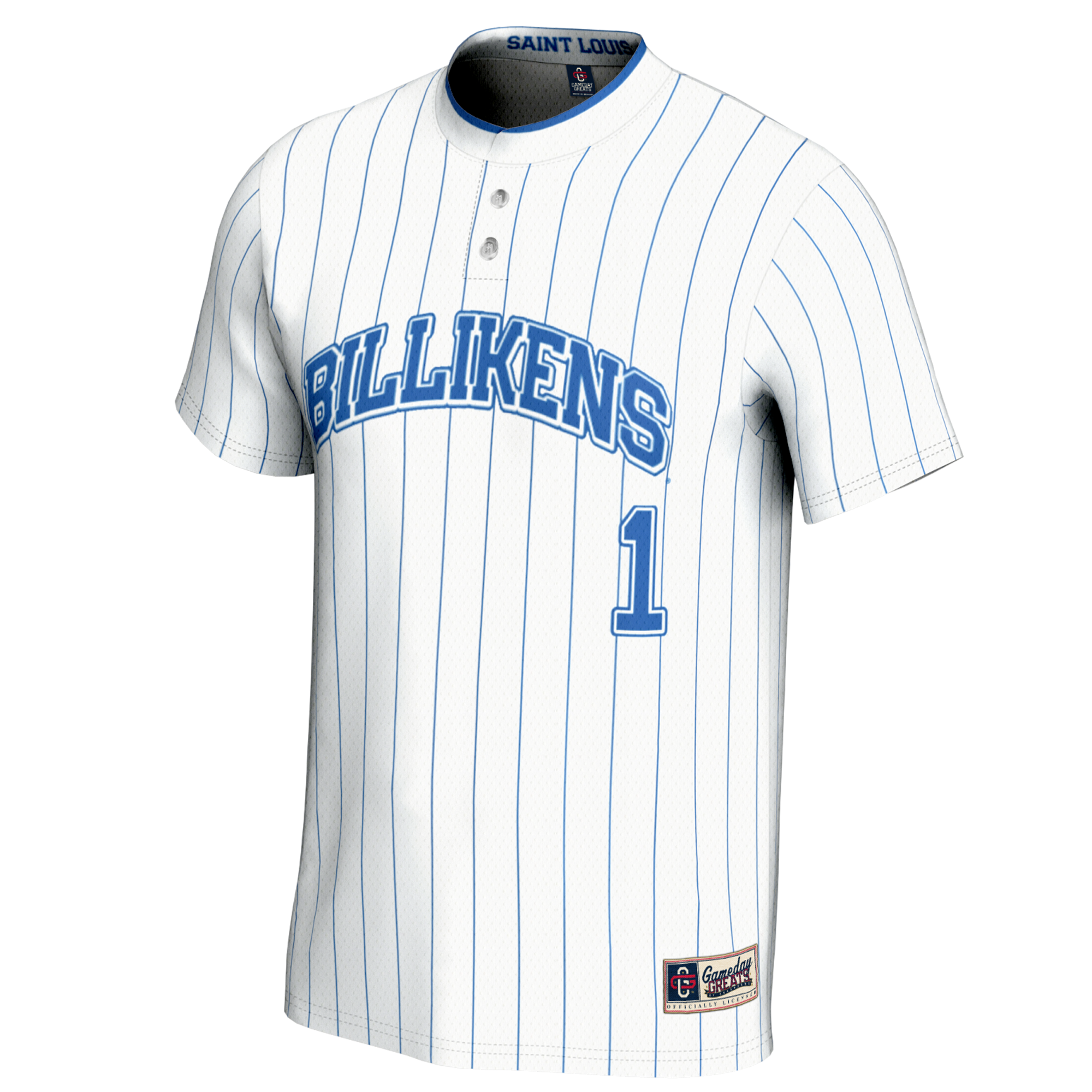 [DDG] Saint Louis Billikens GameDay Greats Unisex Lightweight Softball Jersey - White