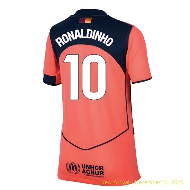 2025-2026 Barca Shirt - Third Edition - Professional (Ronaldinho 10)...