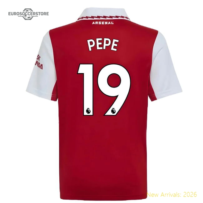 2022-2023 Arsenal Kids Gentle Pepe Jersey Drycell Flexible