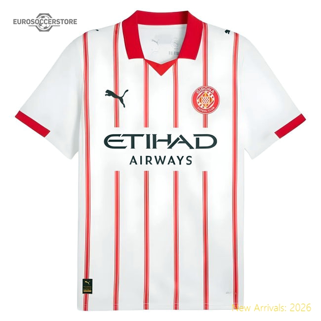 Authentic High-Quality 2025-2026 Girona Home Shirt (Arnau 4)